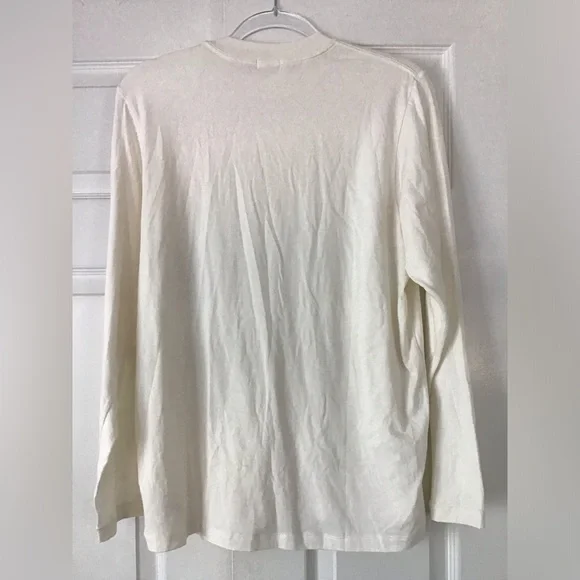 SKIMS Boyfriend Long Sleeve T-Shirt | Marble | Size S - Picture 7 of 9